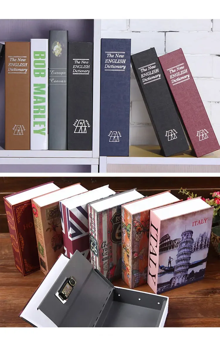 Decorative Book Safe - Hollow Fake Book With Compartment For Hiding Jewelry & Valuables