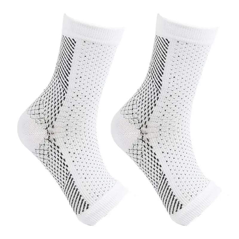 

Toeless Neuropathy Socks For Women Men 1Pair Soothe Compression Socks For Neuropathy Pain Ankle Brace Plantar Swelling Relief