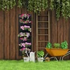 New 6/7 Pocket Vertical Growing Planting Bag Felt Wall Hanging Flower Vegetable Growing Container Outdoor Indoor Garden Planter 2