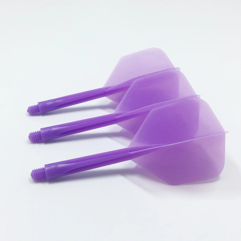 3Pcs Plastic Shafts Darts Flights 2BA Anti-Fall Darts Tail Dart Leaves Anti-Drop Durable for Indoor Outdoor Playing