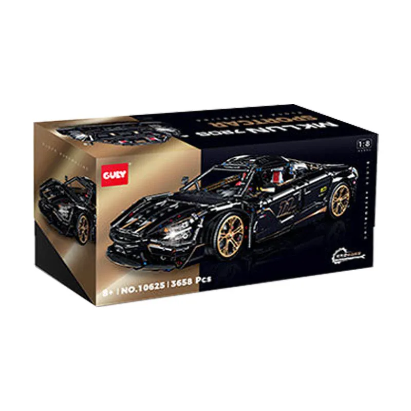 В наличии 10625 MOC высокотехнологичный технический Радиоуправляемый спортивный автомобиль 720S, строительные блоки, сборные кирпичи, модель, детские игрушки, рождественский подарок
