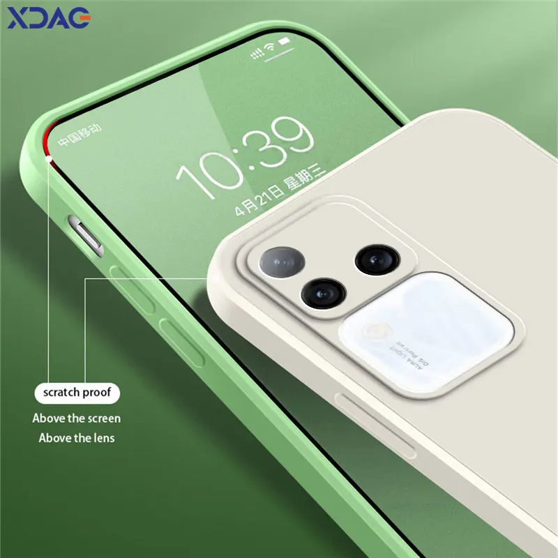 Enhanced Liquid Silicone Full Protective Phone Case - Soft, 360-Degree Fall Prevention Mobile Cover