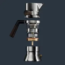  Original UK 9BARISTA Italian semi-automatic Stainless steel Espresso 9Bar coffee Machine with Customised Storage Case 