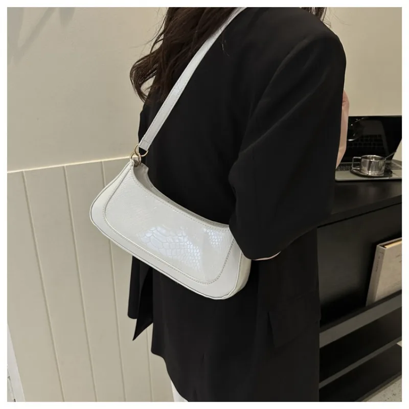 French Niche Design Stick Underarm Shoulder Bag for Women New Trendy Versatile Solid Color Small Shoulder Bag for Women
