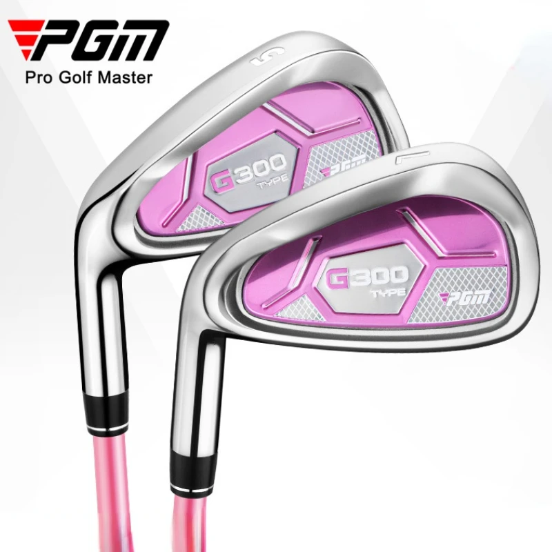 

PGM G300 1pcs Women Golf 7# Iron Club Left Hand Single Stainless Steel Carbon Training Pink TIG025
