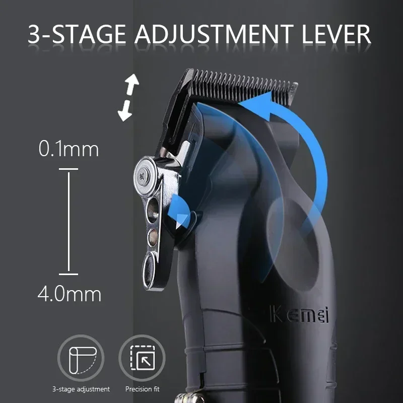 Kemei KM-2296 KM-2299 KM-1102 Hair Clipper Kit Men's