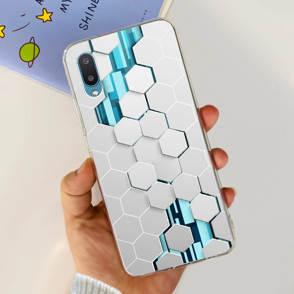 Fashion Flower Clear Silicone Soft Phone Case Cover