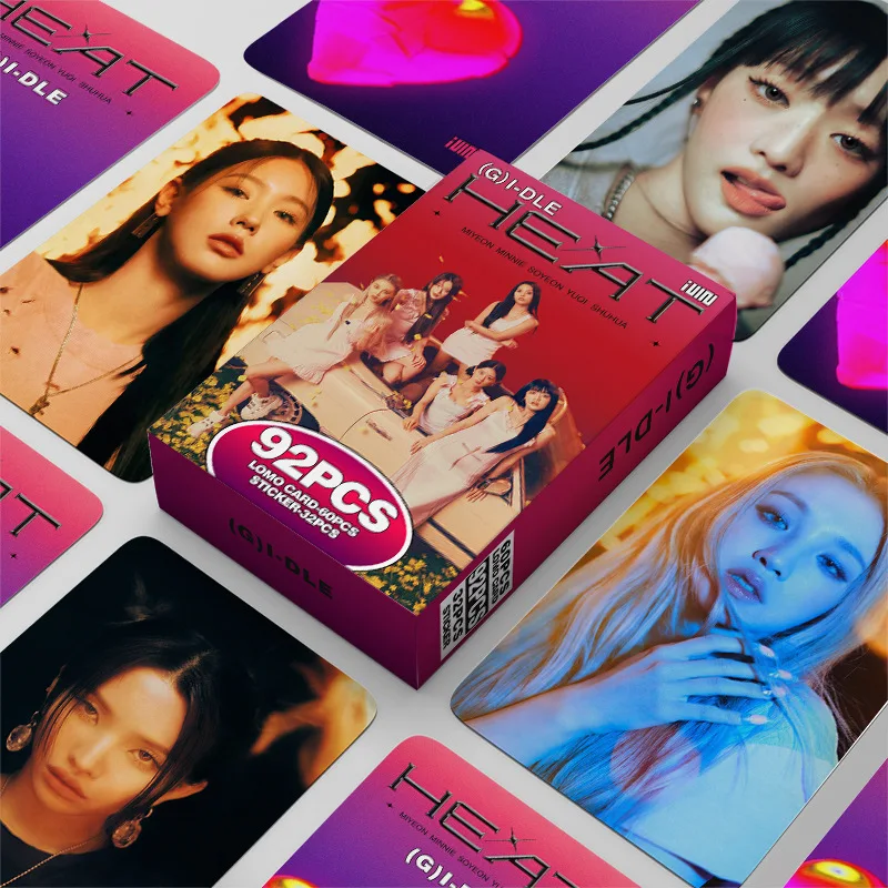 Kpop (G)I-DLE HEAT I FEEL Lomo