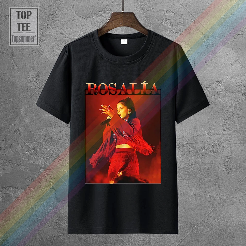 recoger disparar Comercial Camiseta Rosalía, Rosalia, mal cantante español, España, trampa flamenca,  Rap, Tra trpatra|Camisetas| - AliExpress