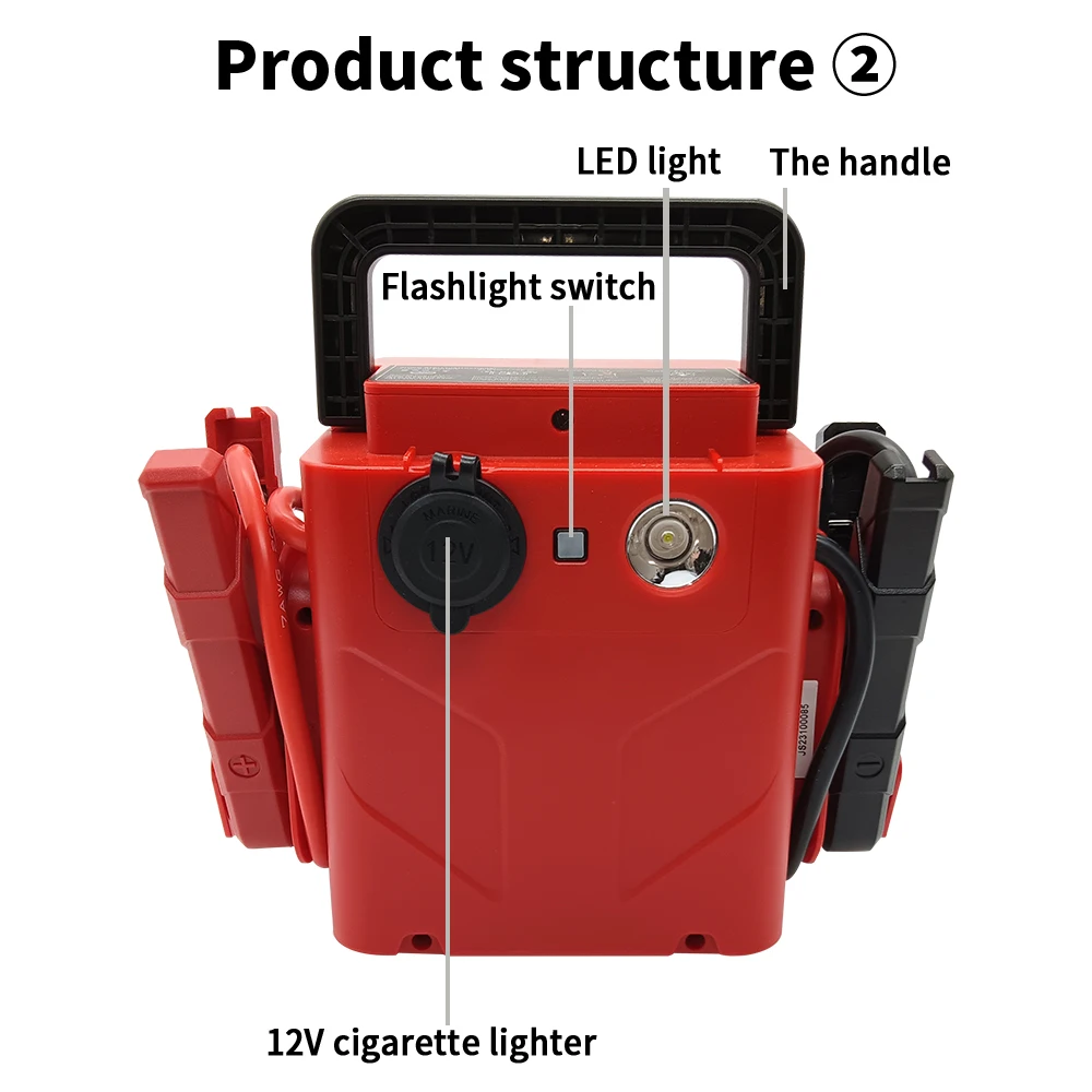 Universal Car Battery Jump Starter 4000A Portable Car Battery Booster Charger Booster Power Bank Starting Device Starter
