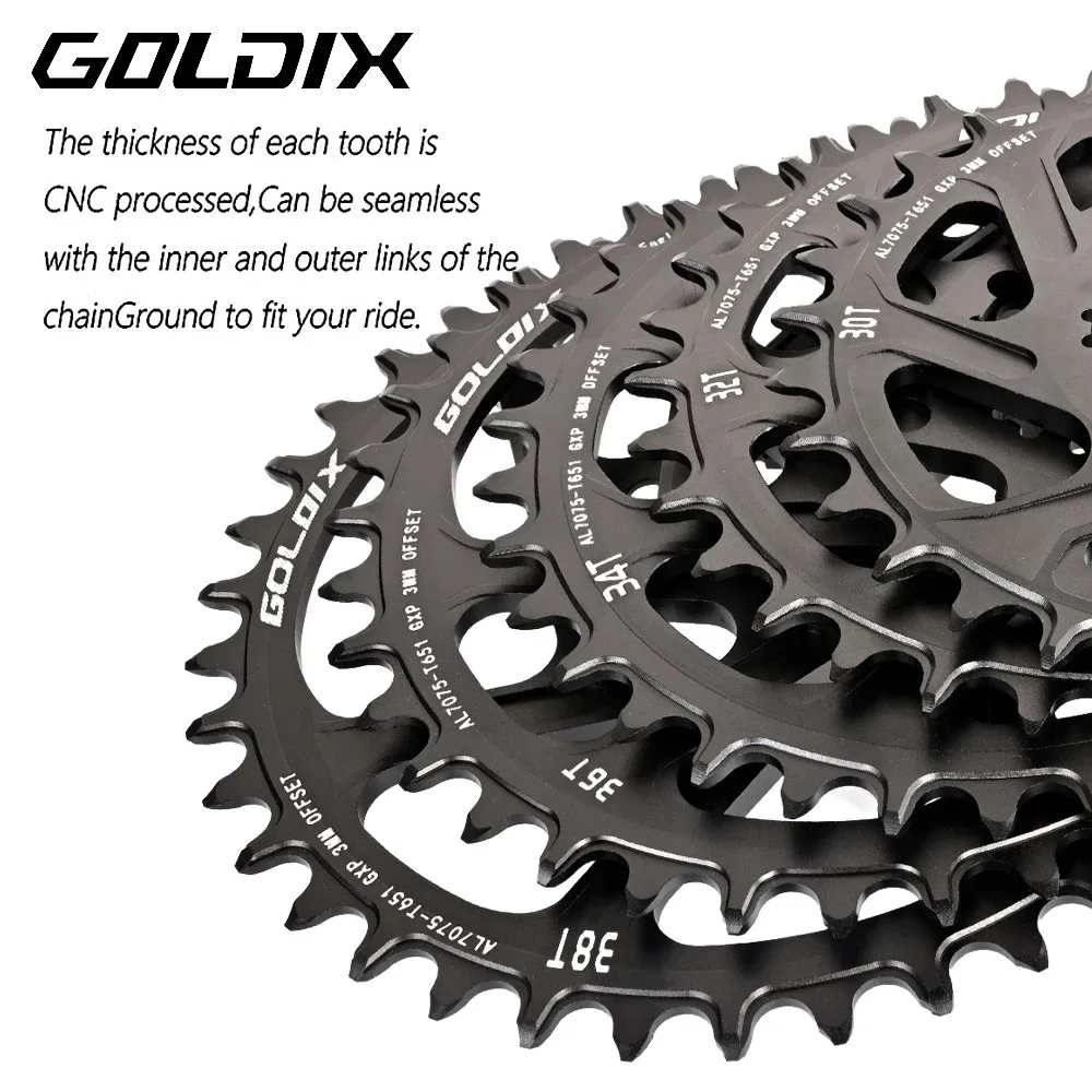 MTB Road Bike Chainring Narrow Wide 8-12 Speed 3 Bolt 7075 Alloy