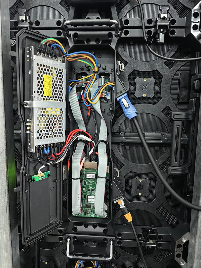풀 컬러 라이트 LED 디스플레이 수신 카드 Novastar MRV412-N LED 스크린 비디오 제어 카드 12 HUB75E 포트 512x512 픽셀