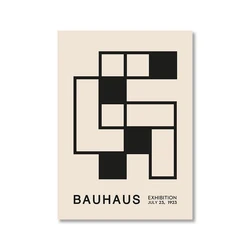Bauhaus-Inspired Geometric Wall Art Canvas Prints - 30x40cm no frame (QP10816-5)
