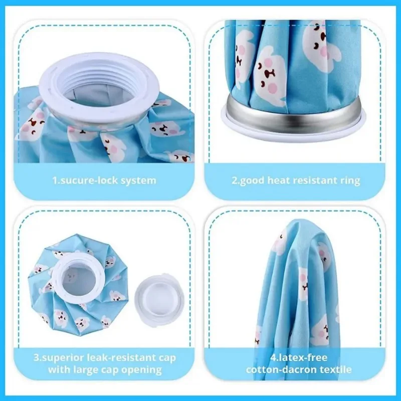 1PC Cold Compression Ice Pack Cartoon Hot and Cold Multifunctional Therapy Pack Cooling Ice PVC Compress
