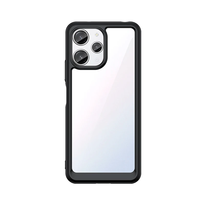 EASSGU Handyhülle Für Redmi 12 (4G) / Redmi 12 5G – Weiche TPU Silikon Hülle, Kratzfest, Dunkelviolett
