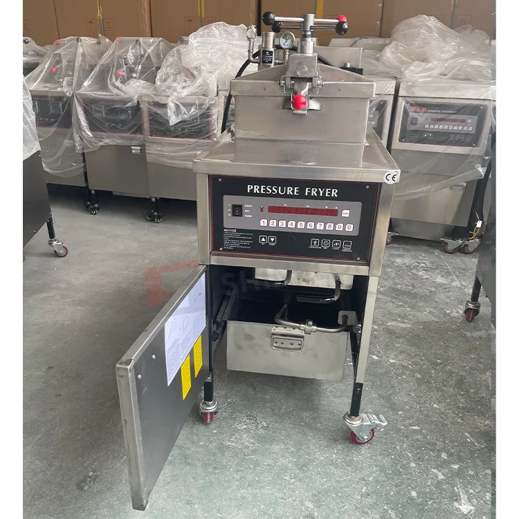 Commercial Pressure Fryer Crispy Broasted Chicken Frying Machine Pressure Frying Machine