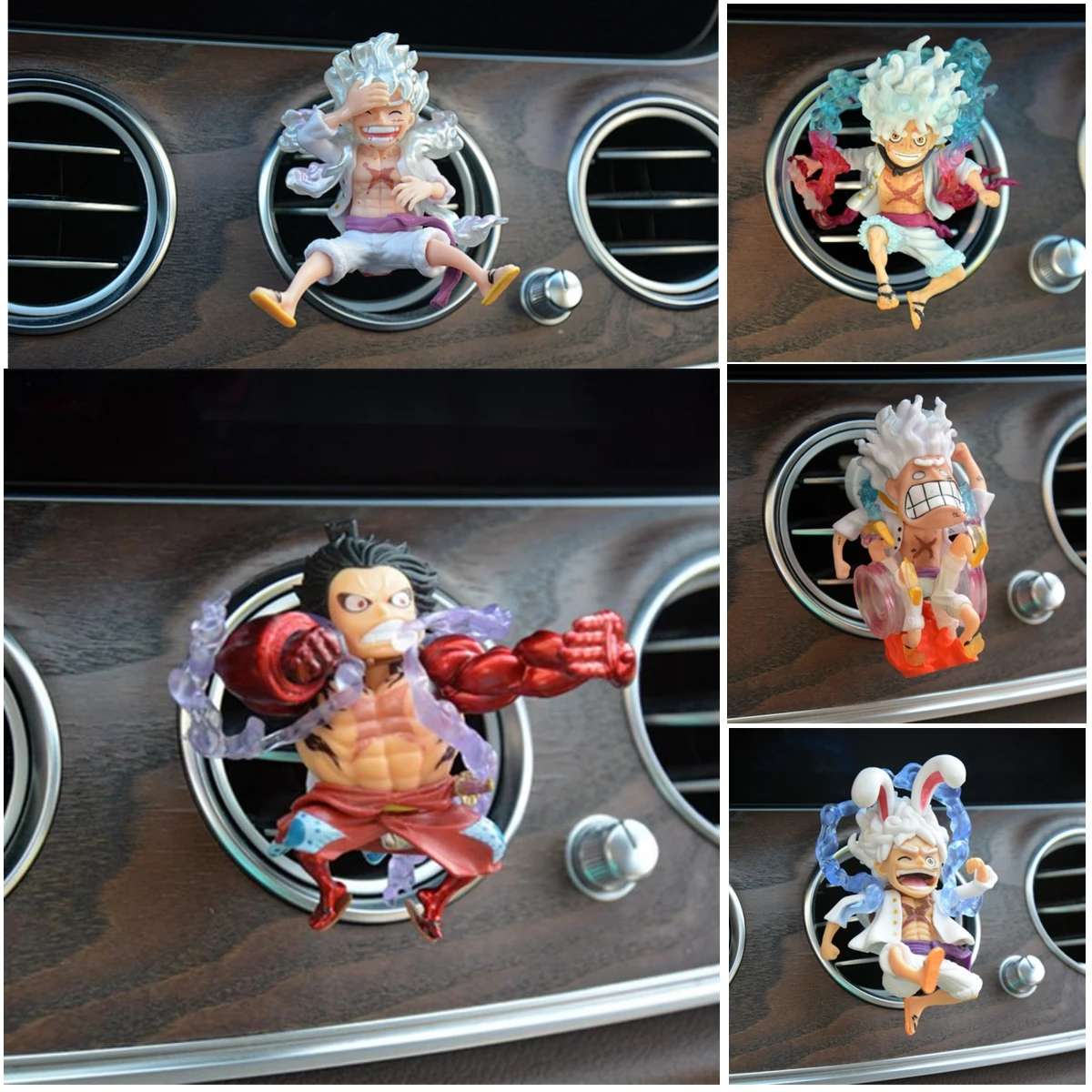 子供のためのワンピースアニメアクションフィギュア,空気出口装飾 