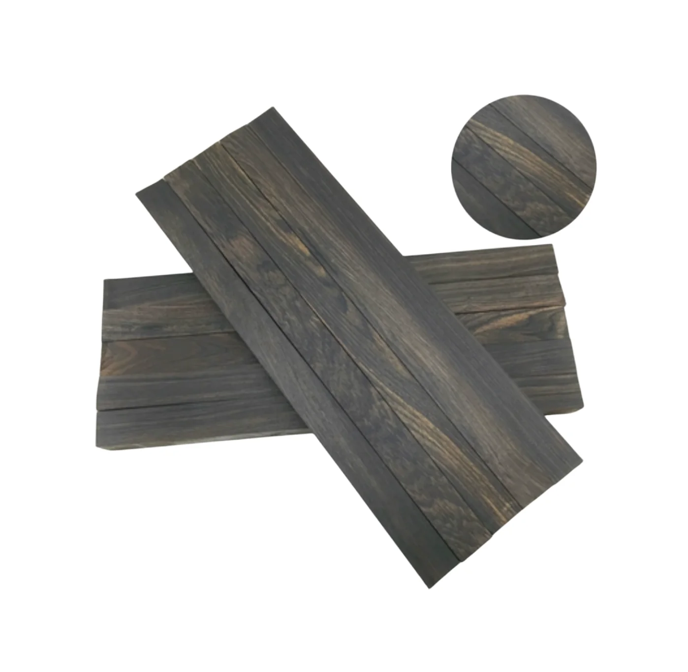 

East African Ebony DIY Wood Purple sandalwood (Dalbergia Melanoxylon) Customized Size：25x4x3cm 15x8x3cm 15x5x2cm 12x4x3cm