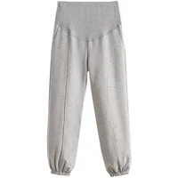 Spring and Autumn Pregnant Women Empired Pants Middle Striped Fashion Long Loose Maternity Belly Trousers Pregnancy Sweatpants 1