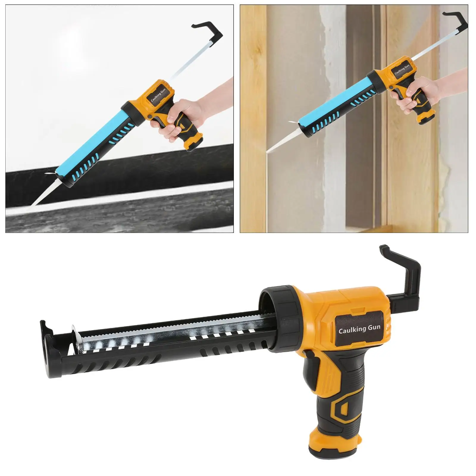 Pistolet à Colle/mastic électrique 18 – Pour Portes, Vitres, Travaux De Collage Professionnel