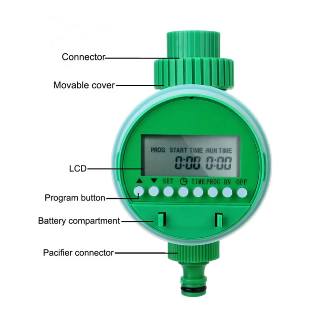 Garden Watering Timer Automatic Irrigation Controller Sprinkler Controller Lcd Display 4