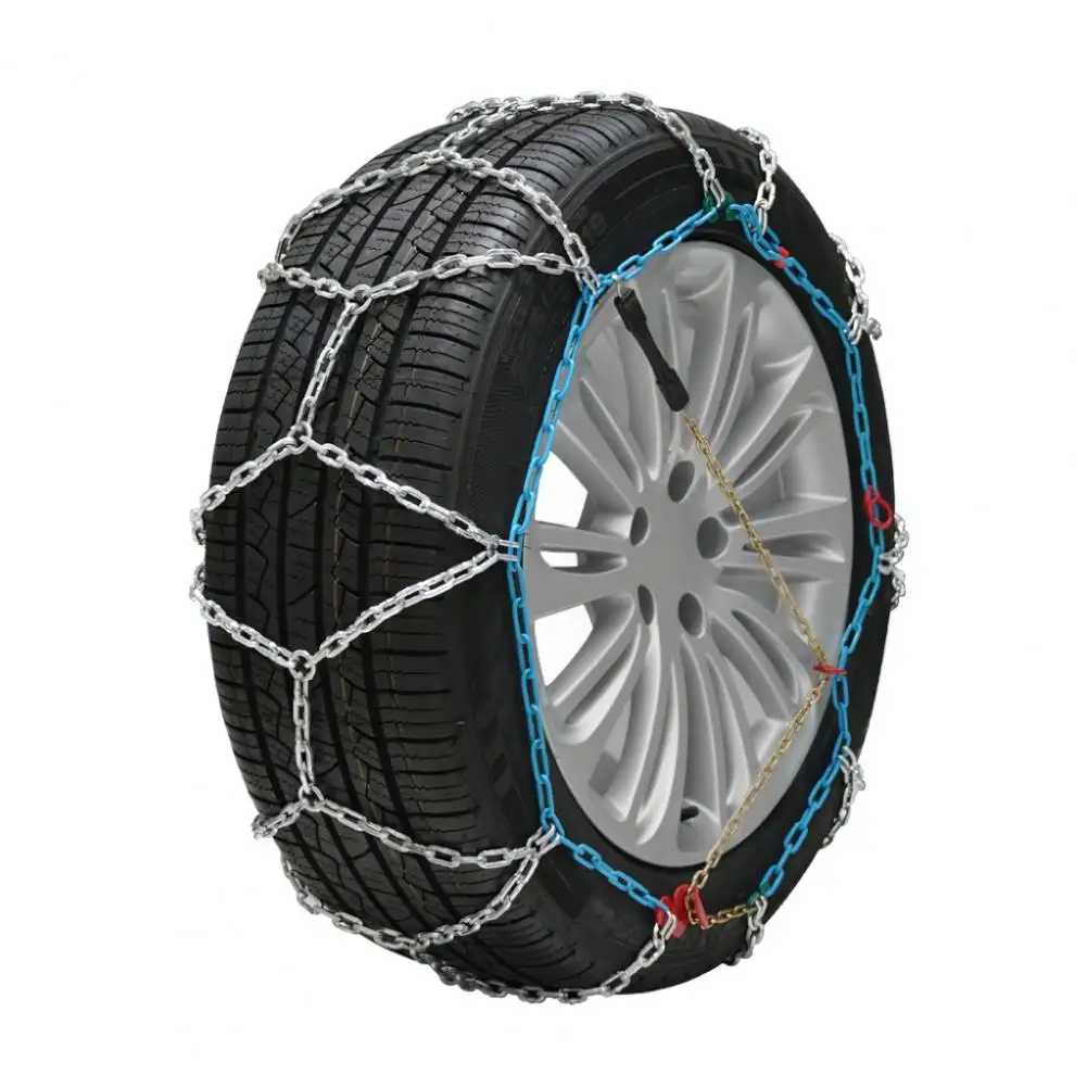 SCRV240 Car Winter Snow Chains Iron Snow Chain Non-slip Chain Anti Skid Powerful Tire Wheels Truck Thicken Chains
