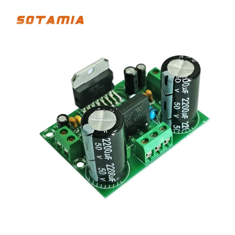 SOTAMIA TDA7293 Mono 100W Power Amplifier Audio Board High Power Hifi Amplifier DIY Home Theater Amplificador Module Dual 12~32V power filter board module emi filter ac mains purification hifi audio noise reduction anti interference 4a