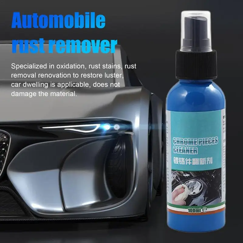 Spray Antiruggine Per Auto 100Ml Spray Per La Rimozione Della Ruggine Per Auto Auto Iron Remover Wheel Componenti Metallici Spray Per La Rimozione Del
