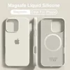 Custodia morbida in silicone liquido magnetico originale Magsafe per Apple iPhone 16 15 13 12 14 Pro Max Cover con logo completo di ricarica wireless 1