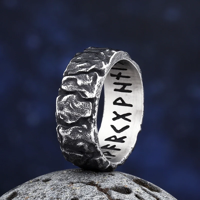 Stainless Steel Ring Finger Ring Wedding Rings Wedding Ring Viking Githic Style Stainless Steel Celtics Knot Ring Men Nordic Trinity Womens Band Jewelry Boyfriend Gift