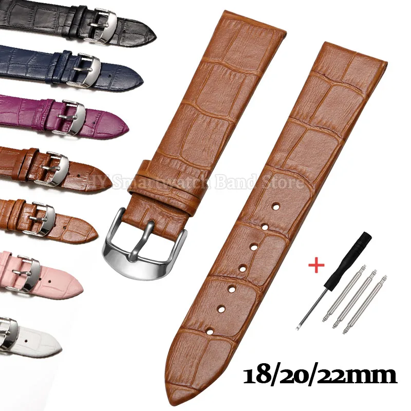 Most Cheapest Faux Leather 18 mm Watch Band C0640002_K0019361