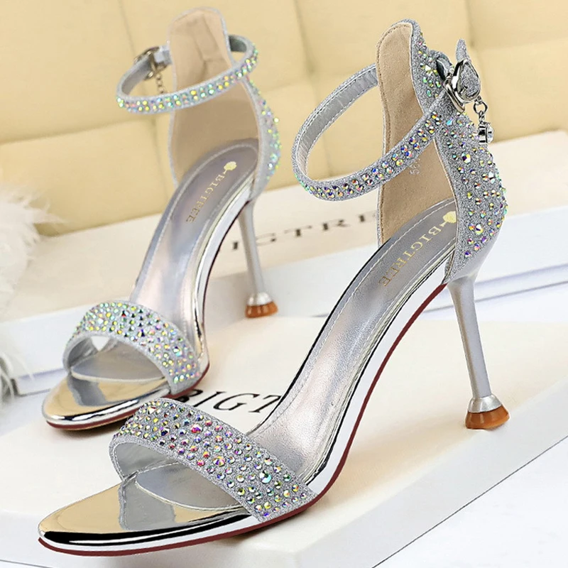 Rhinestone Party Heels