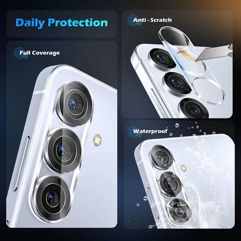 삼성 갤럭시 S26 울트라 플러스용 카메라 보호대 후면 렌즈 강화 유리 커버 S26용 렌즈 보호대 긁힘 방지 풀 커버