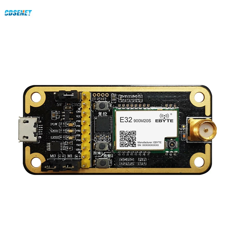 

SX1278 868-915MHz Lora Test Board 20dbm Compatible E220/E32/E22 E32-900MBL-01 USB Interface with Antenna and Power Supply