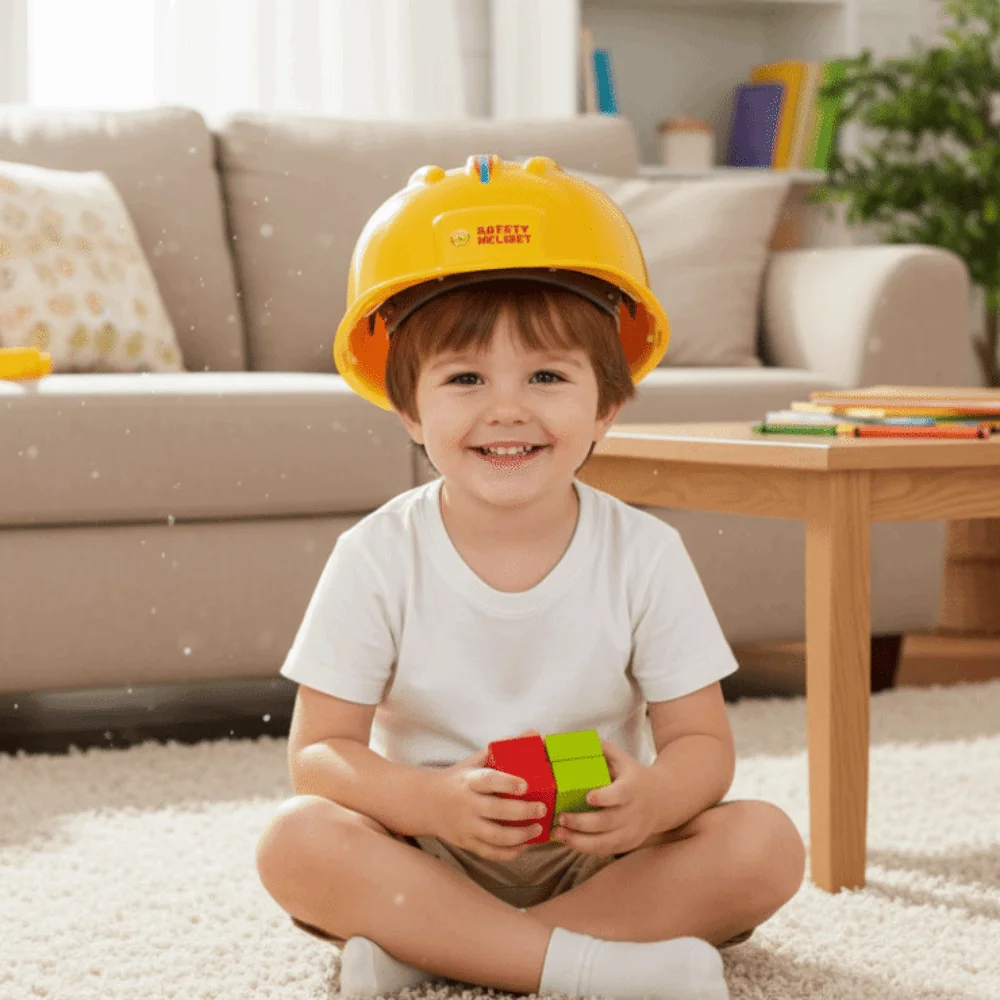 Party Cosplay Supplies Plastic Simulation Engineering Hat Cosplay Ornaments Safety Engineering Hat Construction Hat Adult