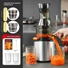 Stainless steel new juicer juice residue separation original home automatic large caliber 5