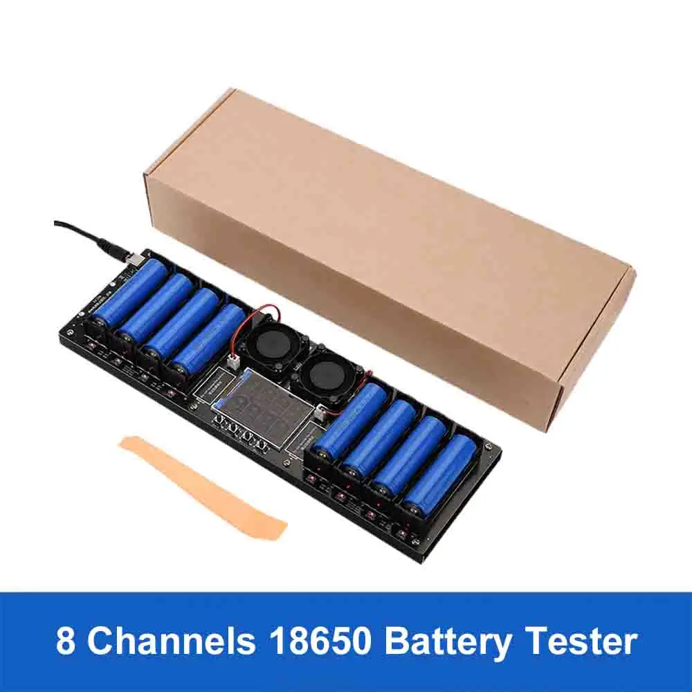 

18650 Battery Power Detector Tester DC Port 2.4-inch Color Screen Digital Battery Power Detector Module DC5V 10A Automatic