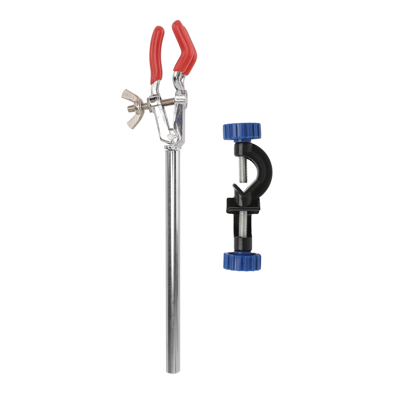 

Labs Burette Clamps Flask with Laboratory Stand Clip (Three-jaw clamp + aluminum cross clamp)