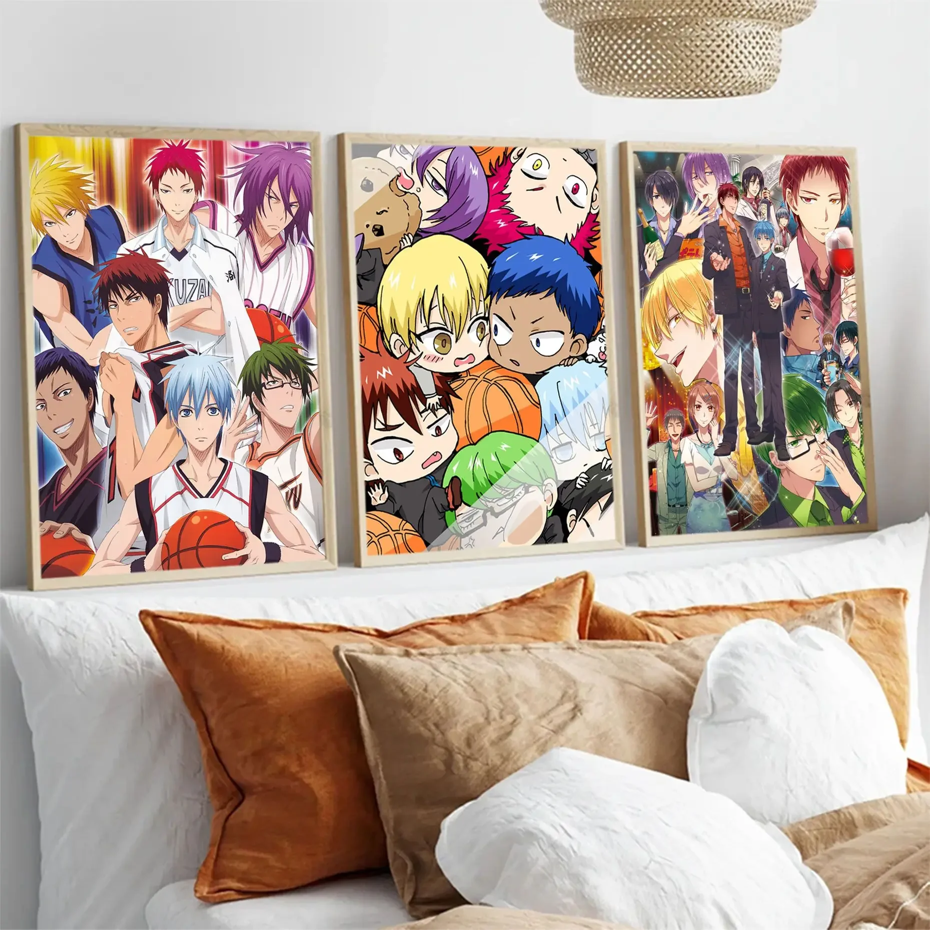 

Anime Kuroko's Basketball Movie Sticky Posters Fancy Wall Sticker for Living Room Bar Decoration Posters Wall Stickers