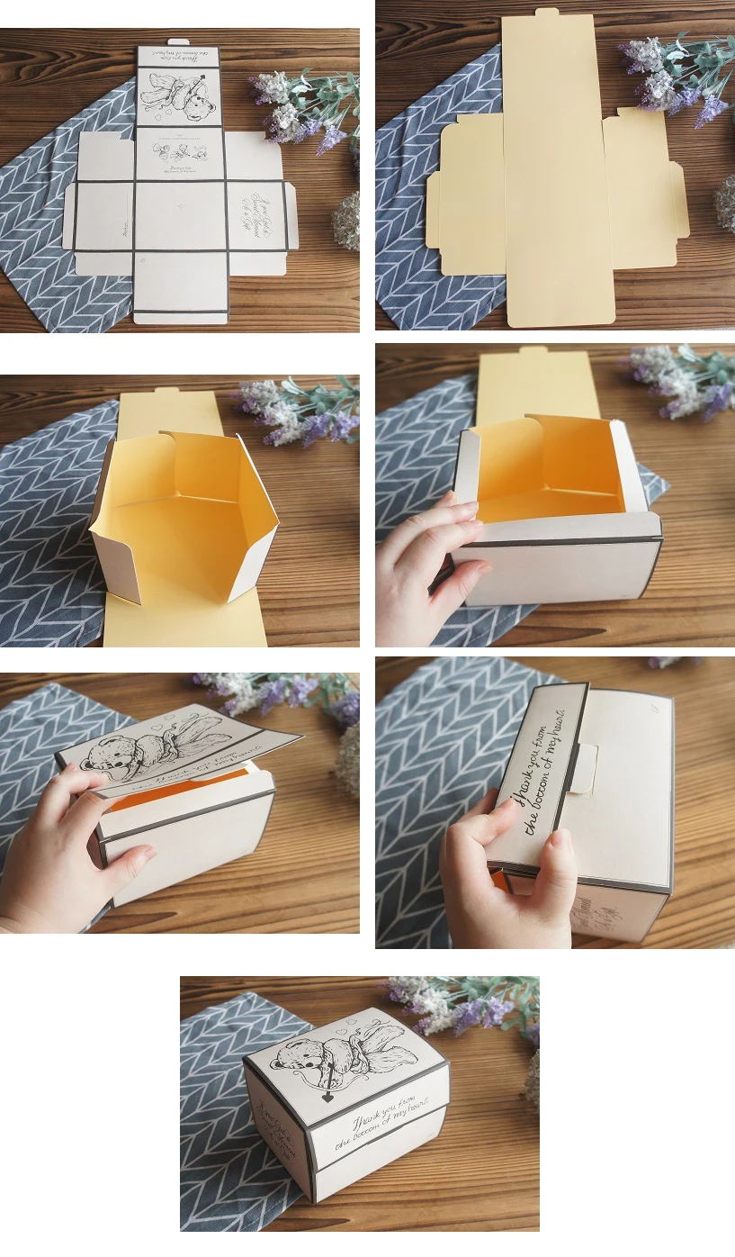 10 Pcs Blue Dog Bear Doll Paper Boxes 15.5×10×12cm for Wedding Birthday Valentine’s Day... - SKU BDBB2204 - UGI Packaging