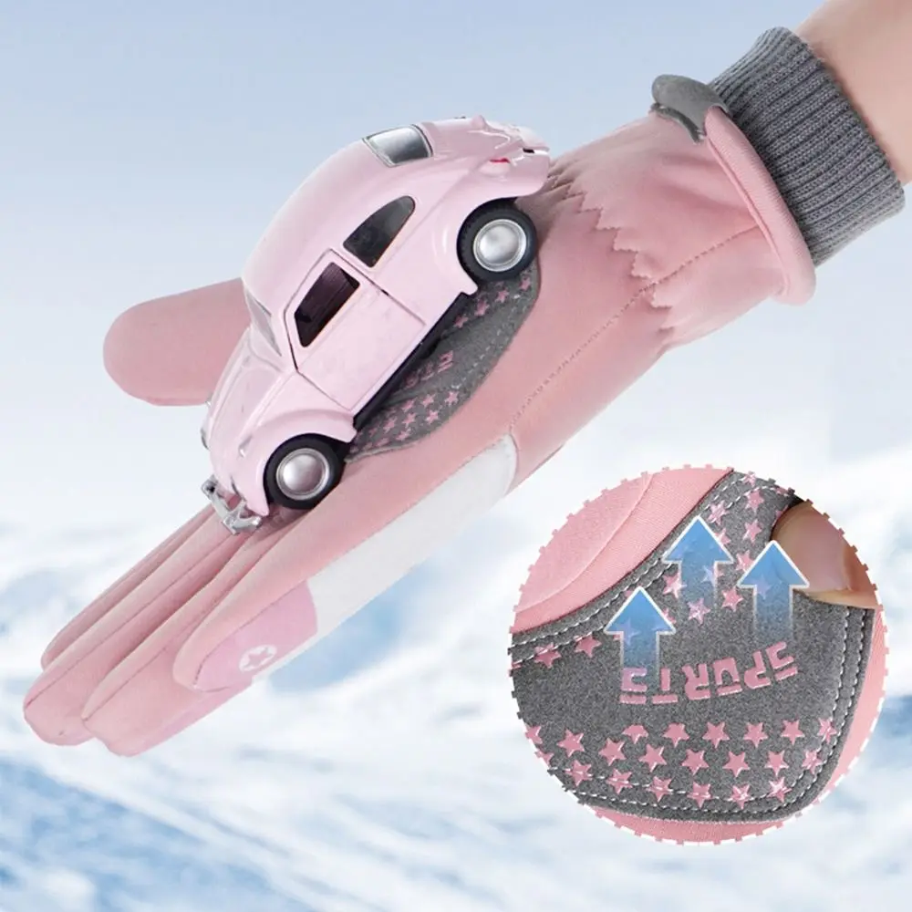 Waterproof Nylon Kids Winter Gloves for Cycling Riding