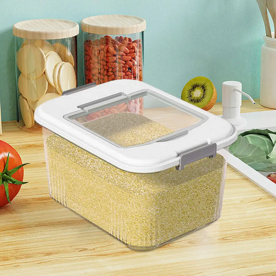 Stockage Céréales – Boîte Rangement Pour Aliments Secs Cuisine Avec