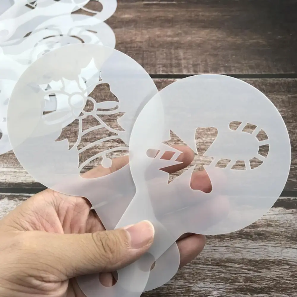 완벽한 커피 장식, 독특한 거품 스프레이, 세련된 최고 등급 커피 스텐실