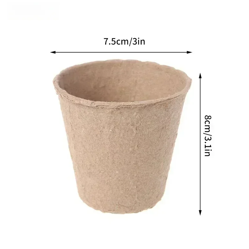 Biodegradable Transplanter Pulp Paper Flower Plant Peat Pots Transplant Seedlings Pots Seed Germination Tray seed starter tray,nursery pots,plant propagation pots