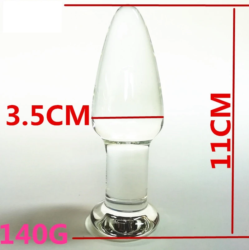 Perline anali di cristallo stile F Vetro Pyrex Butt Plug Dildo Ball Falso Plug anale Giocattoli del sesso per prodotti per adulti Donne_voghion.com