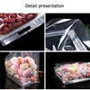 10pcs Transparent Food Bag Self-Sealing Bag With Handle Thickened Plastic Frosted Packaging Reusable Food Storage Ziplock Bag 5