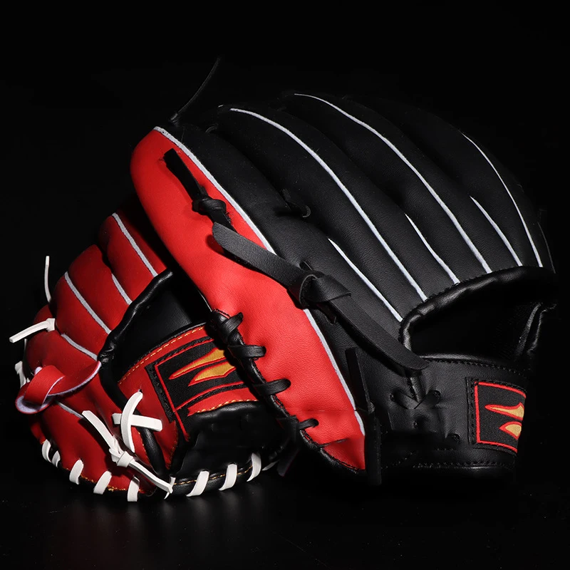 Imitation Cowhide Baseball And Softball Gloves Thickened For Children Teenagers Adults Pitchers Outfield Catchers Outdoor Sports