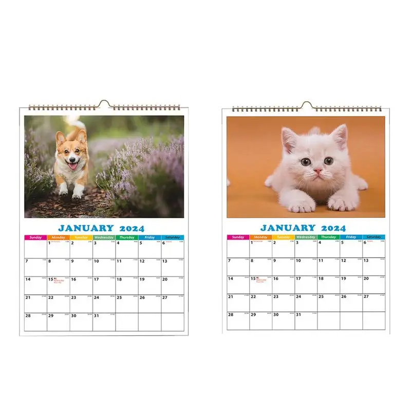 

Horrible Medieval Dogs 2024 Retro Wall Calendar Office School Supplies New Year Gifts weird Medieval Dogs 2024 Calendar 29cm