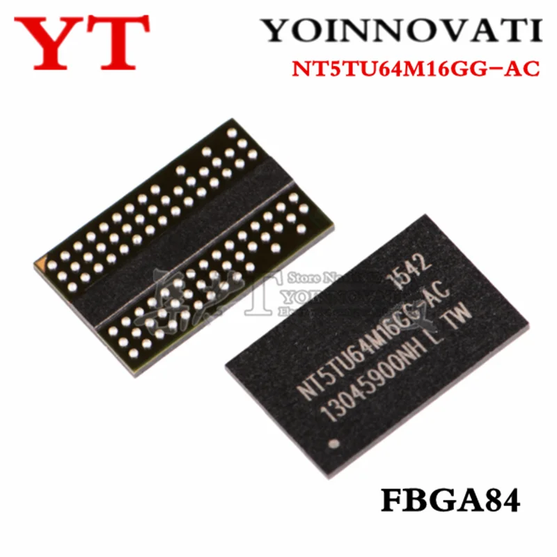 

50pcs/lot NT5TU64M16GG-AC NT5TU64M16GG 5TU64M16GG FBGA84 IC