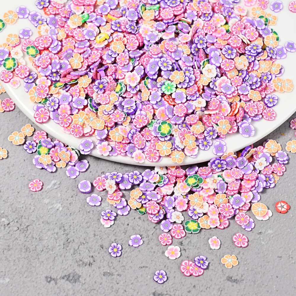 1000 개/가방 3D 여름 과일 조각 Kawaii 폴리머 클레이 딸기 레몬 네일 매력 네일 아트 장식 플랫 백 라인 석